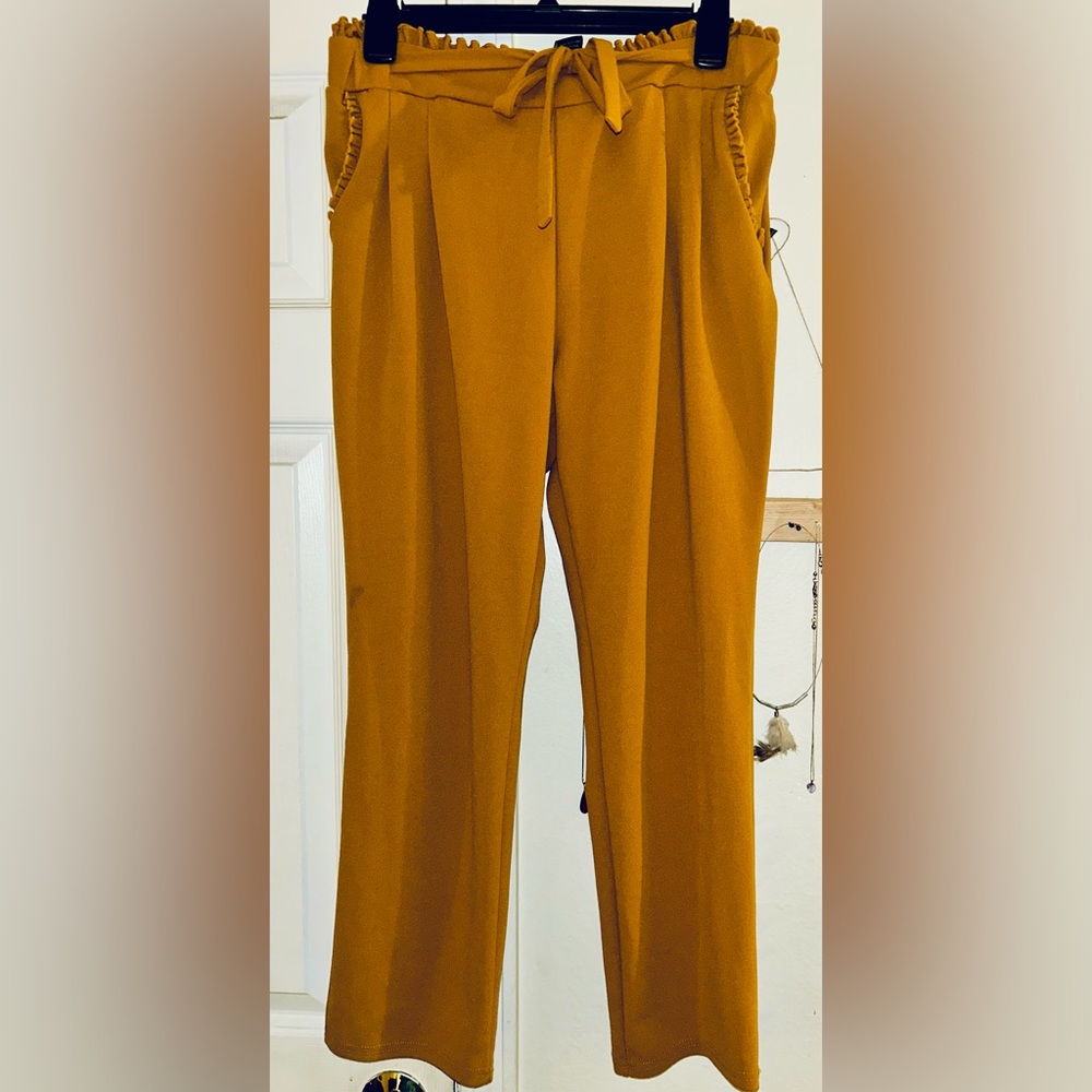 Soho Apparel Golden Rod Pants
